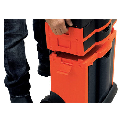 TOOD Detachable Rolling Tool Box Storage Bin Cart with Drawers/Trays (Used)