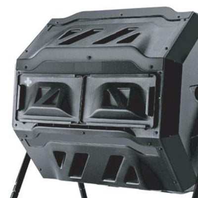 Tumbleweed 160 Liter 42 Gallon Outdoor Garden Rolling Compost Tumbler Bin, Green