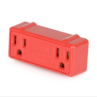 Farm Innovators Thermo Cube Warm Weather Auto On Thermostatic Dual Outlet,2 Pack