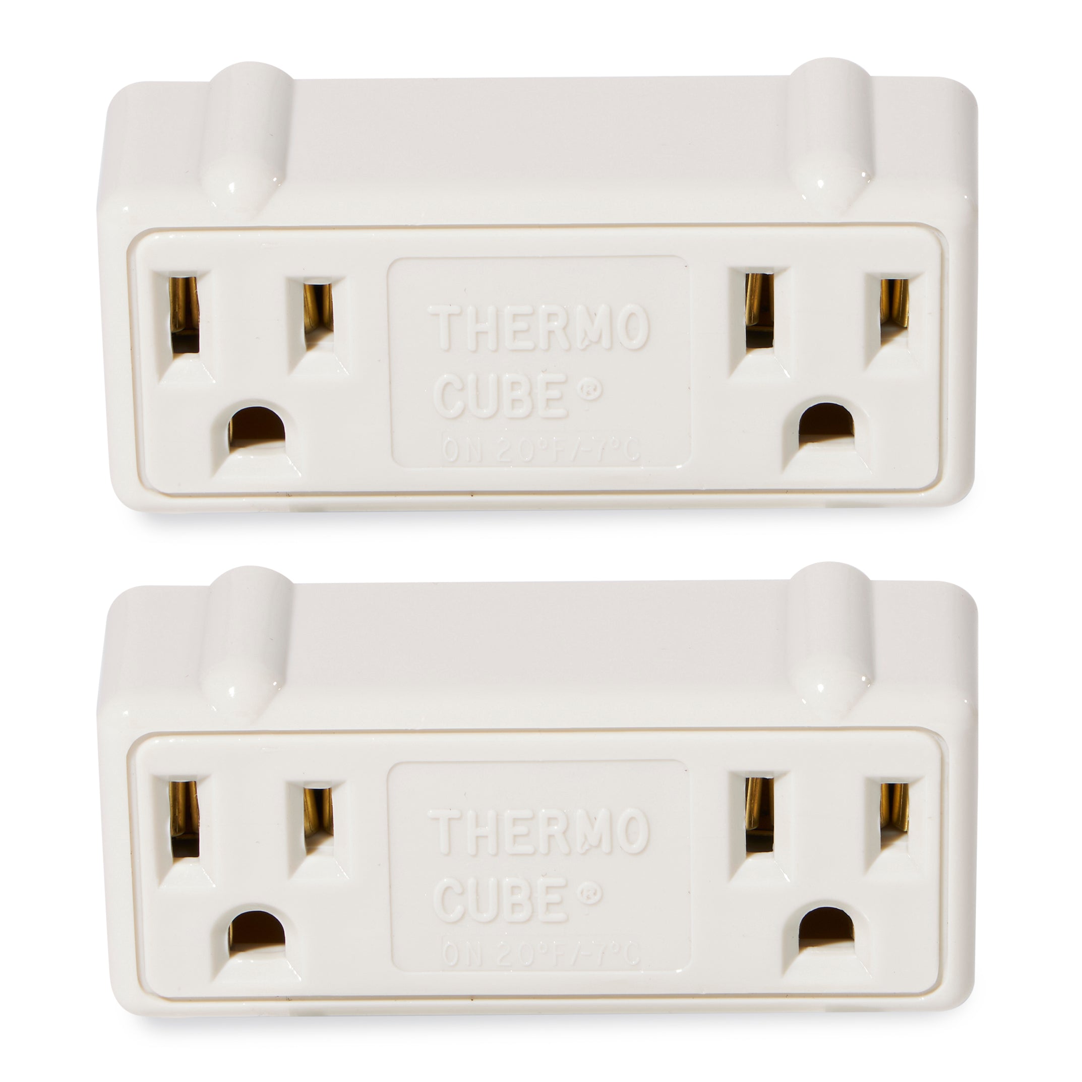 Farm Innovators TC-2 Thermo Cube Auto On Thermostatic Double Outlet (2 Pack)