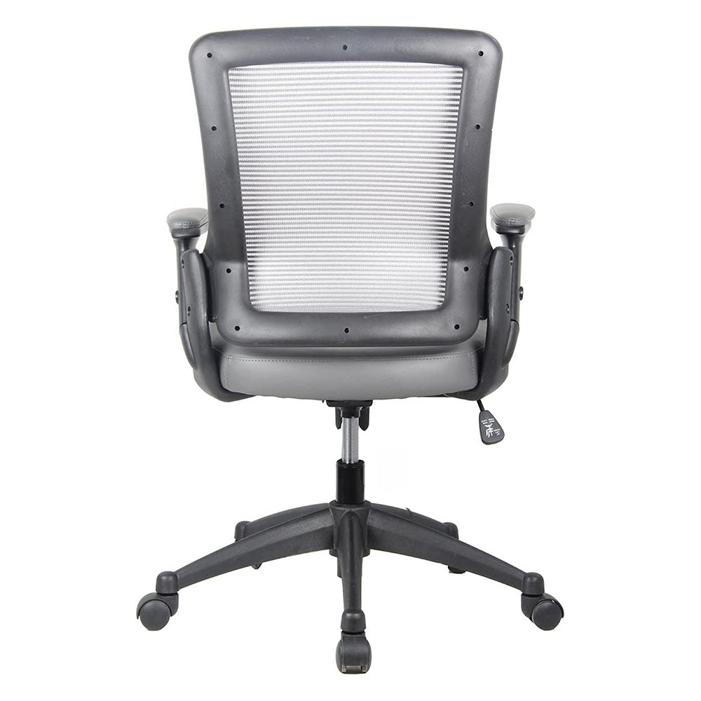Techni Mobili Modern High Back Height Adjustable Studio Office Desk Chair, Gray
