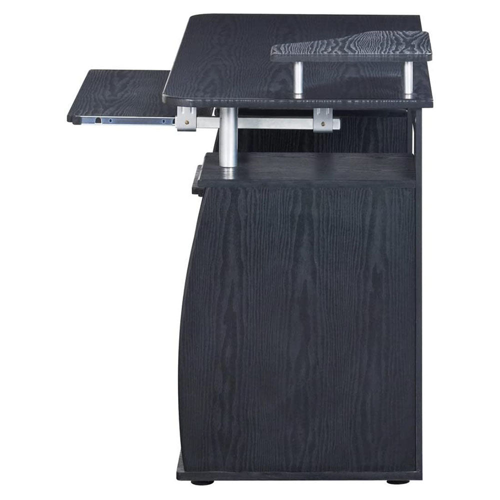 Techni Mobili Modern Office Desk and Complete Computer Workstation, Espresso - VMInnovations