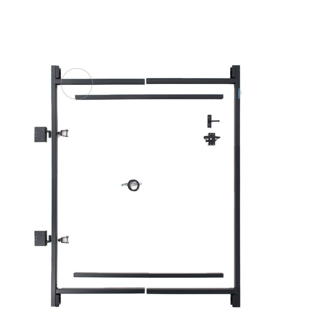 Adjust-A-Gate Steel Frame Gate Building Kit, 36"-60 Inch Wide Opening (2 Pack)