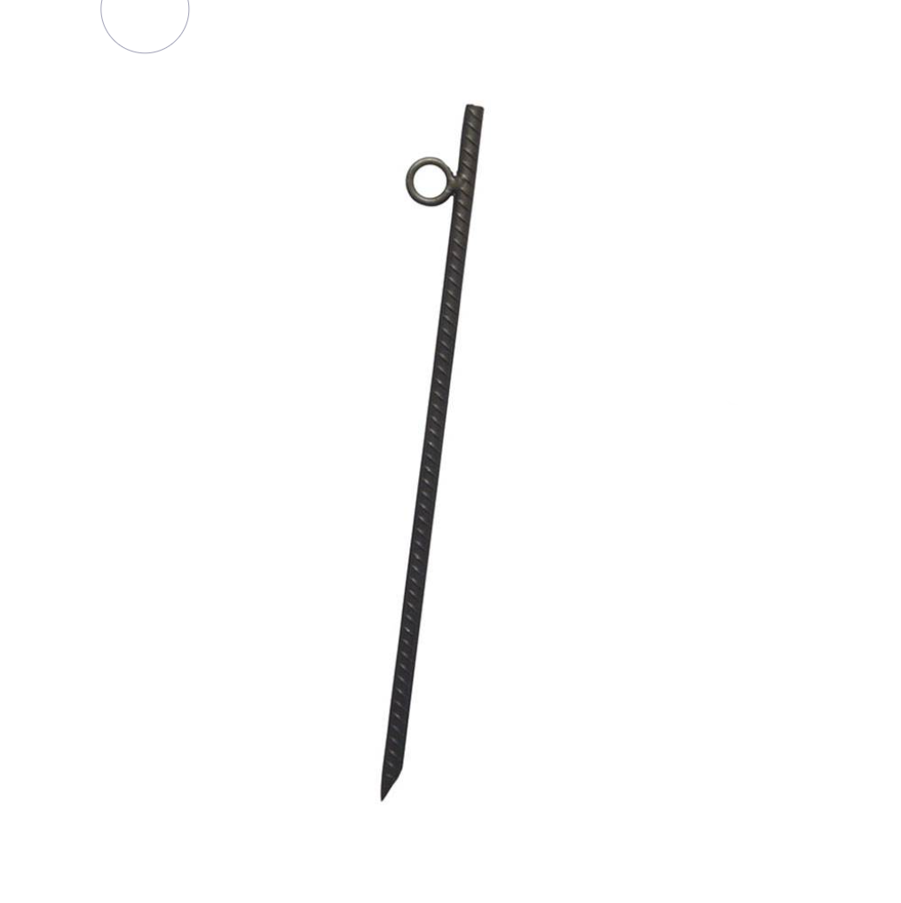 Yard Tuff Grip Rebar 18 Inch Steel Durable Tent Canopy Ground Stakes, 24 Pack - VMInnovations