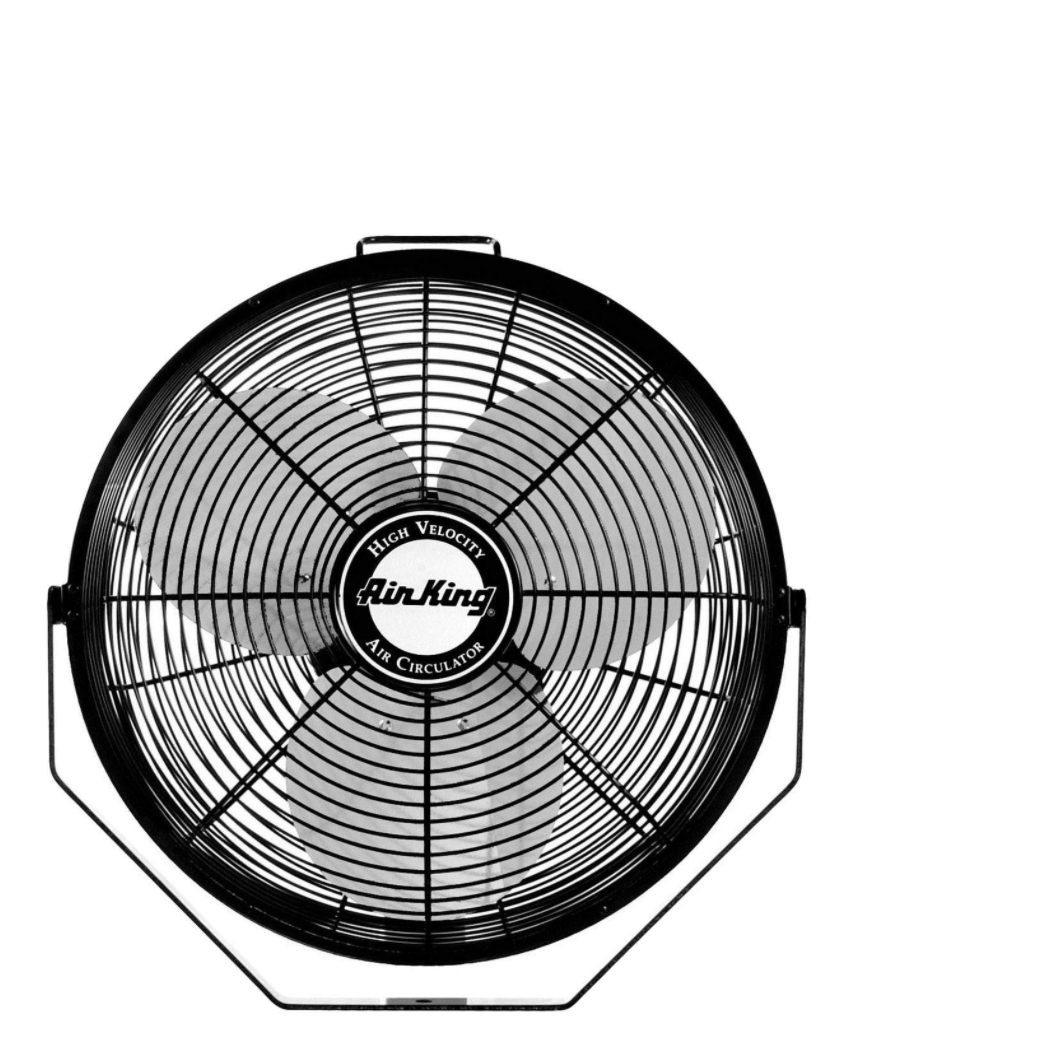 Air King 18 Inch 3-Speed Totally Enclosed Pivoting Head Multi-Mount Fan (3 Pack)