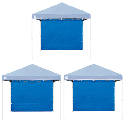 Z Shade 10ft Blue Everest Instant Canopy Tent Taffeta Sidewall Accessory(3 Pack)