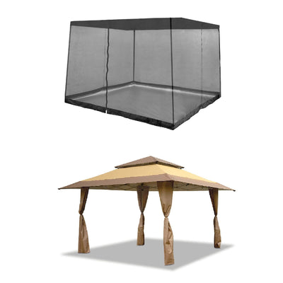 Z-Shade Screen Instant Outdoor Gazebo & Z-Shade 13 x 13Ft Instant Gazebo