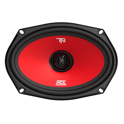 MTX Terminator69 60 Watt RMS 2 Way Polypropylene Coaxial Speakers, Pair (4 Pack)