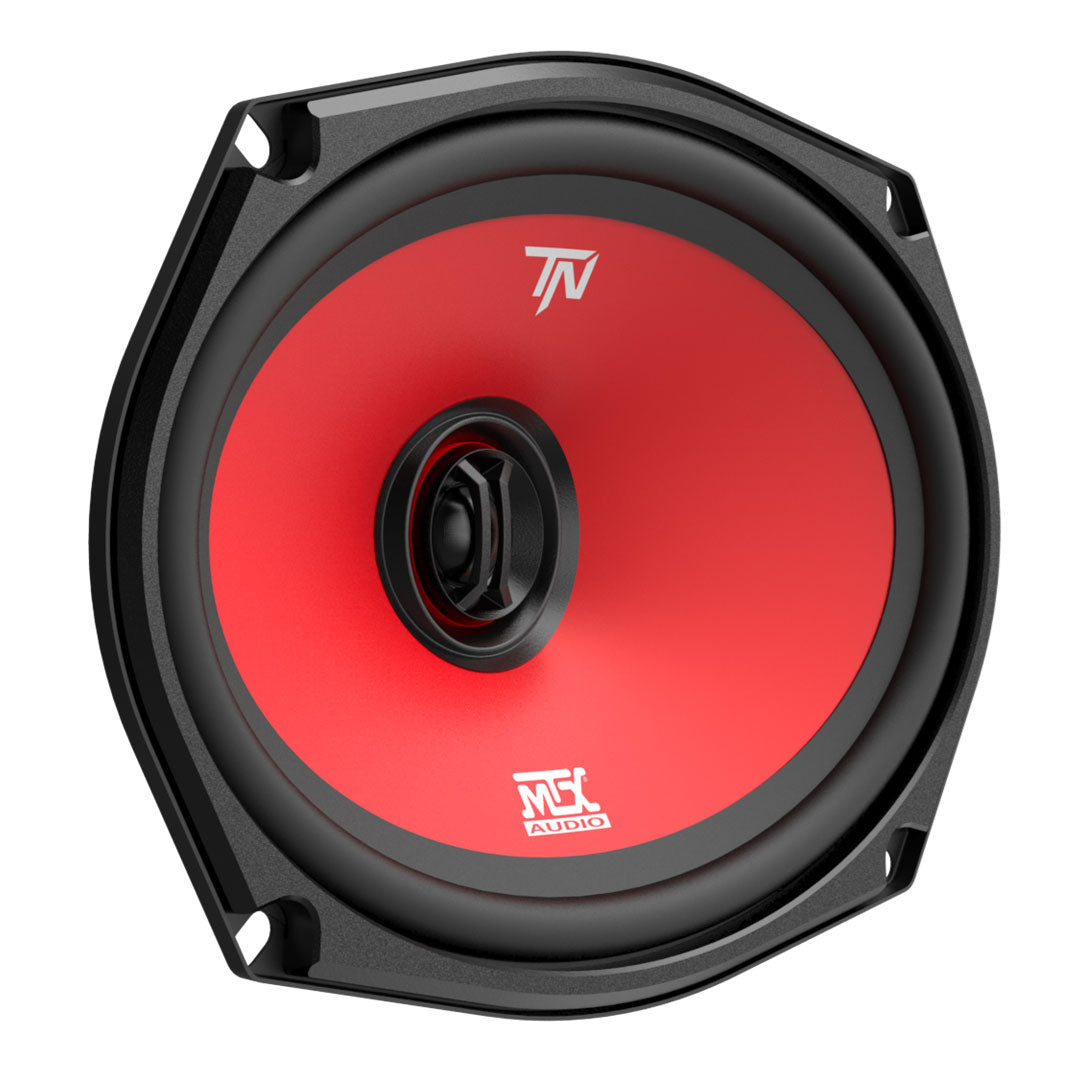 MTX Terminator69 60 Watt RMS 2 Way Polypropylene Coaxial Speakers Pair (2 Pack)