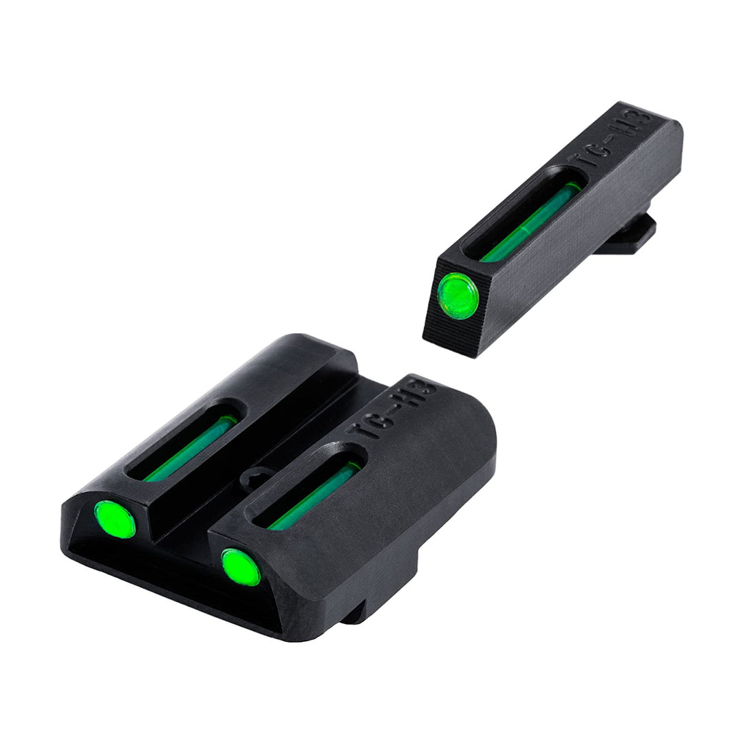 TruGlo TFO Tritium Fiber Optic Sight Accessories, Glock 17/17L & More, Green