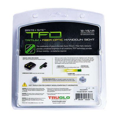 TruGlo TFO Handgun Pistol Sight, Fits S&W M&P, SD9, and SD40(For Parts)