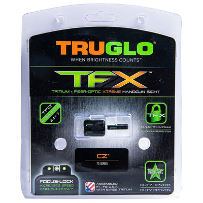 TruGlo TFK Fiber Optic Tritium Pistol Sight, CZ 75 - VMInnovations