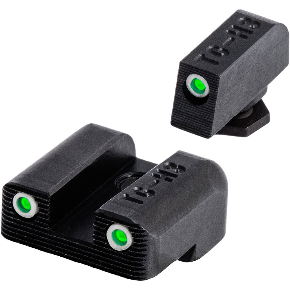 TruGlo Tritium Glow in the Dark Glock Pistol Handgun Sight Set, Glock 42 and 43 - VMInnovations