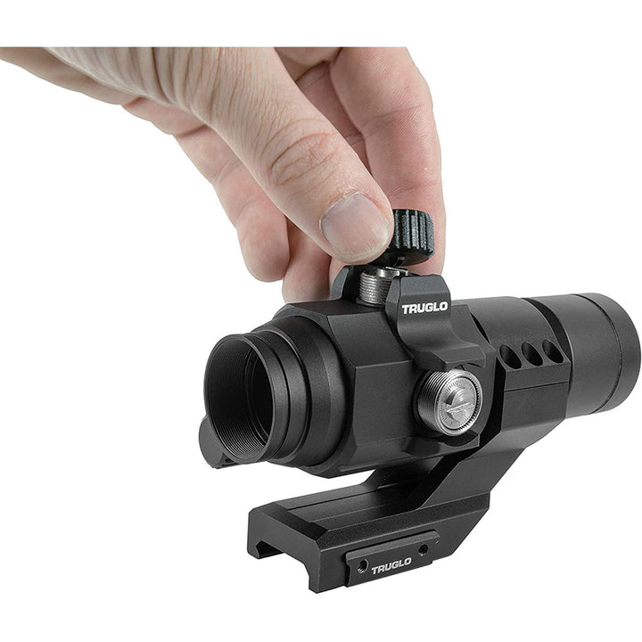 TruGlo Ignite Mini Compact Aluminum 30mm Red Dot Sight with Cantilever Mount