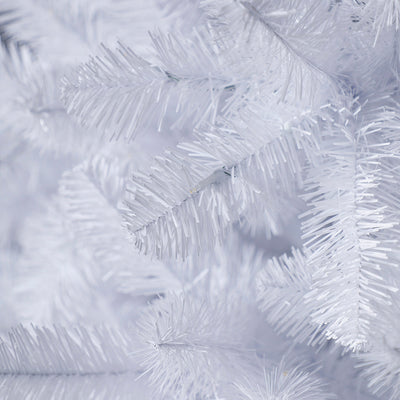 Evergreen Classics Oxford 7.5' Artificial Prelit Christmas Tree, 500 LEDs, White