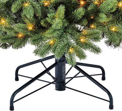 Virginia Fir 7.5 Ft Artificial Christmas Tree, Prelit w/ 700 LEDs (Used)