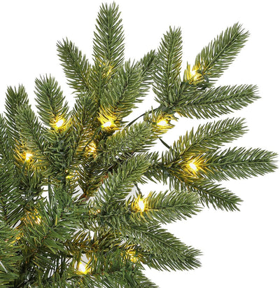 Virginia Fir 7.5 Ft Artificial Christmas Tree, Prelit w/ 700 LEDs (Used)