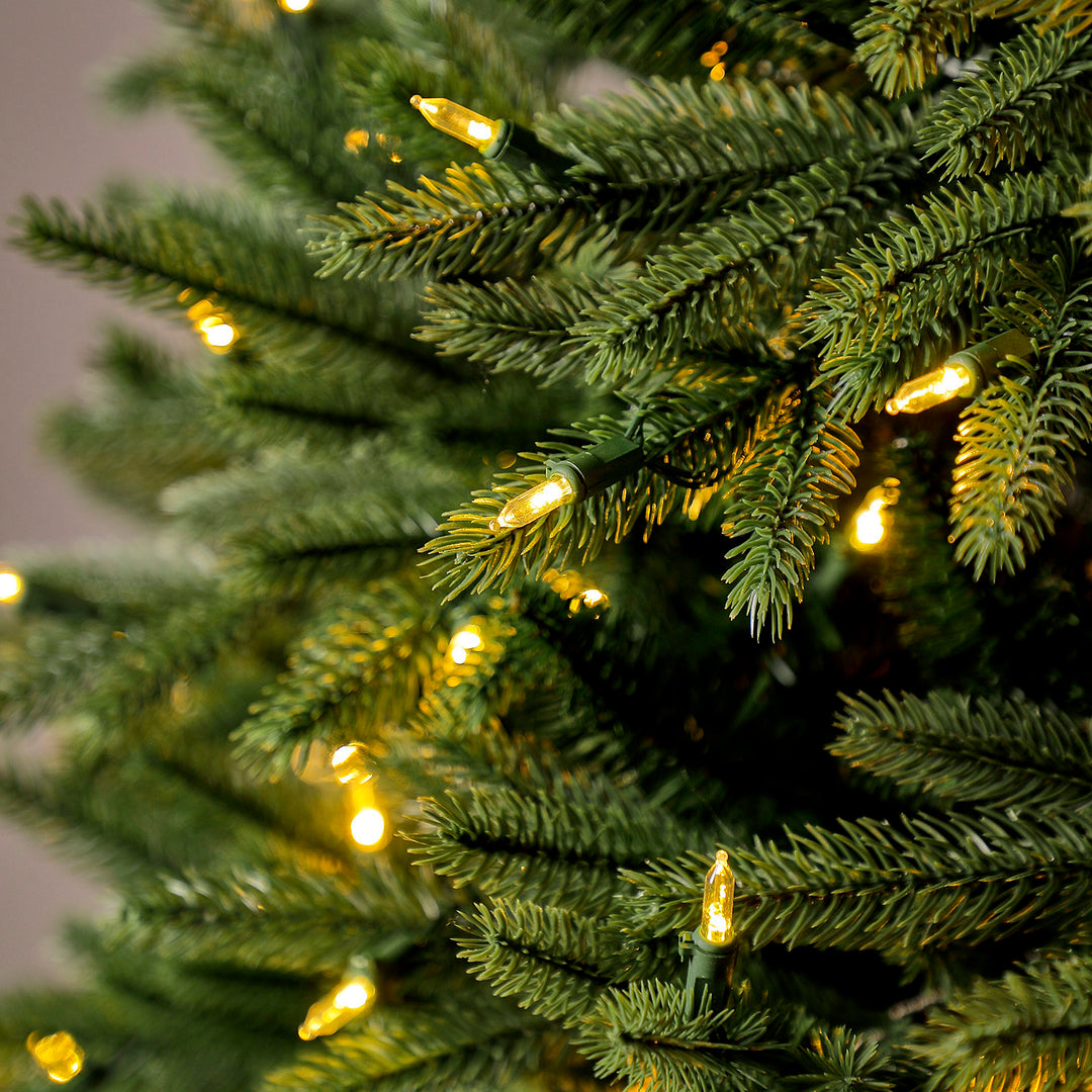 Evergreen Classics Fraser Fir 7.5' Artificial Christmas Tree with 700 Color LEDs - VMInnovations