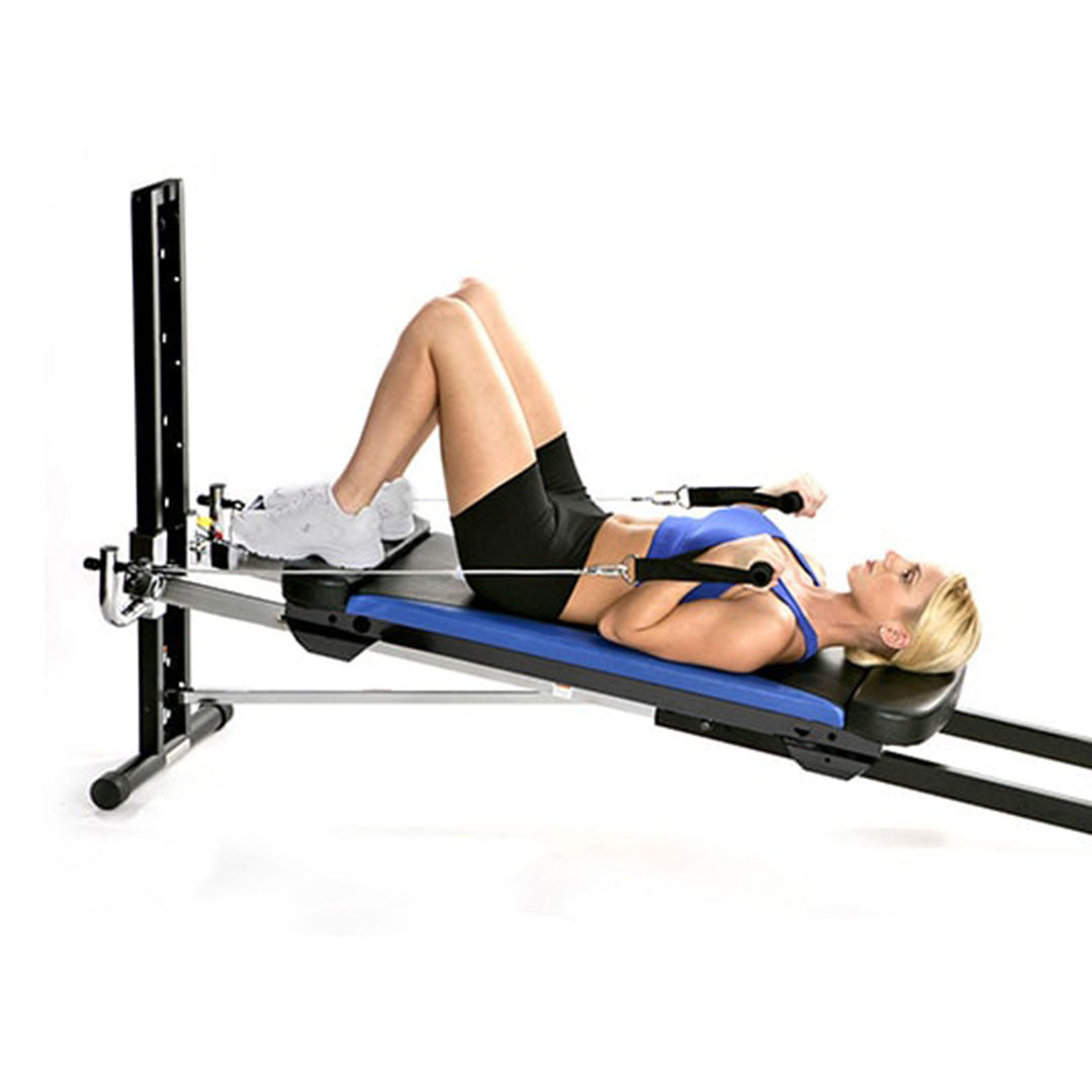 Total Gym XLS Men/Women Universal Fold Home Gym Workout Machine Plus Accessories