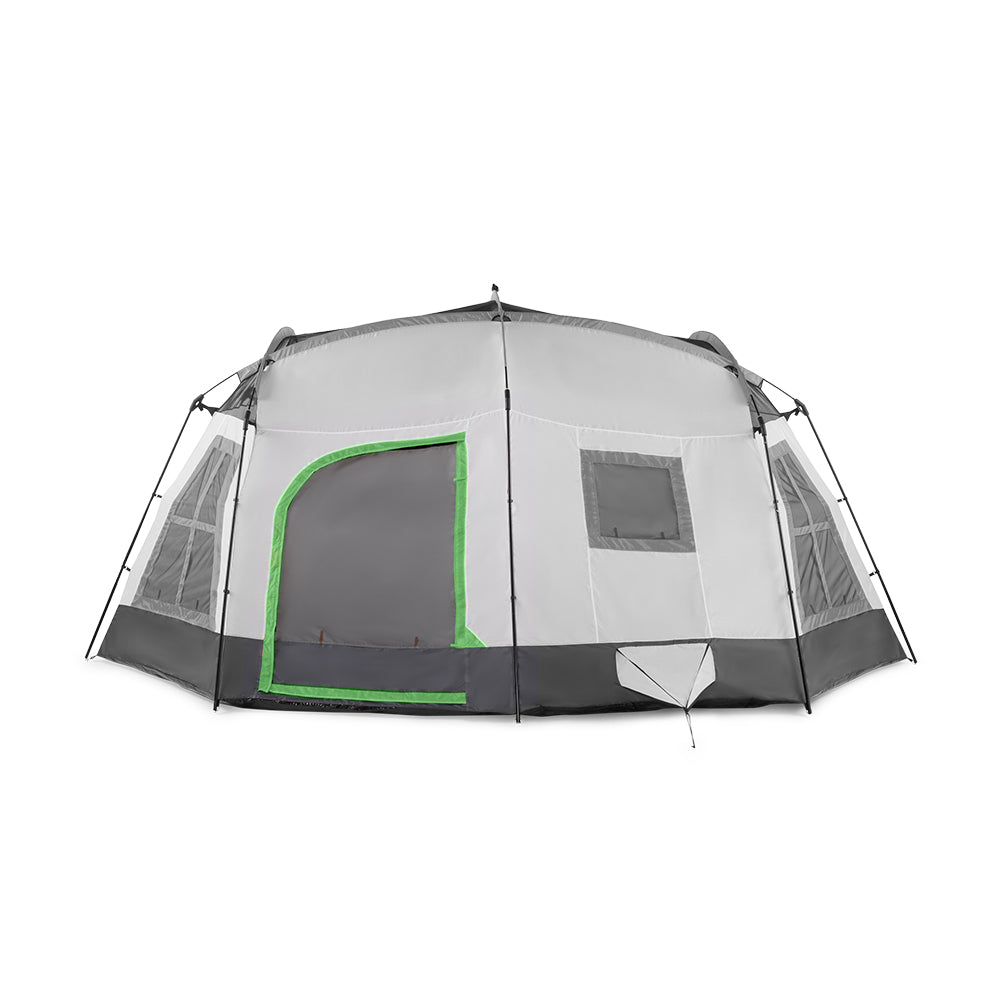 Tahoe Gear Ozark 16 Person 3 Season Family Cabin Tent, Beige (Refurbished)