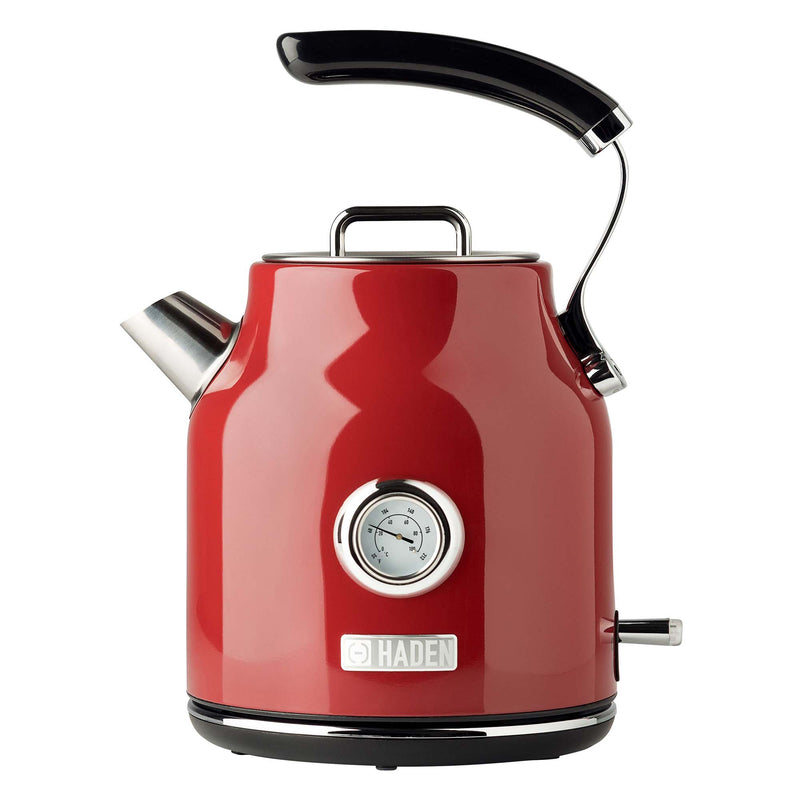 Haden Dorset 1.7 Liter Electric Water Kettle with 360-Degree Base, Rectory Red