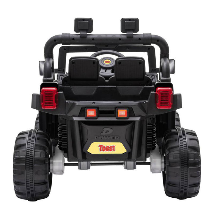 TOBBI 12V Kids Electric Battery-Powered Ride On 3 Speed Toy SUV Truck Car, Black