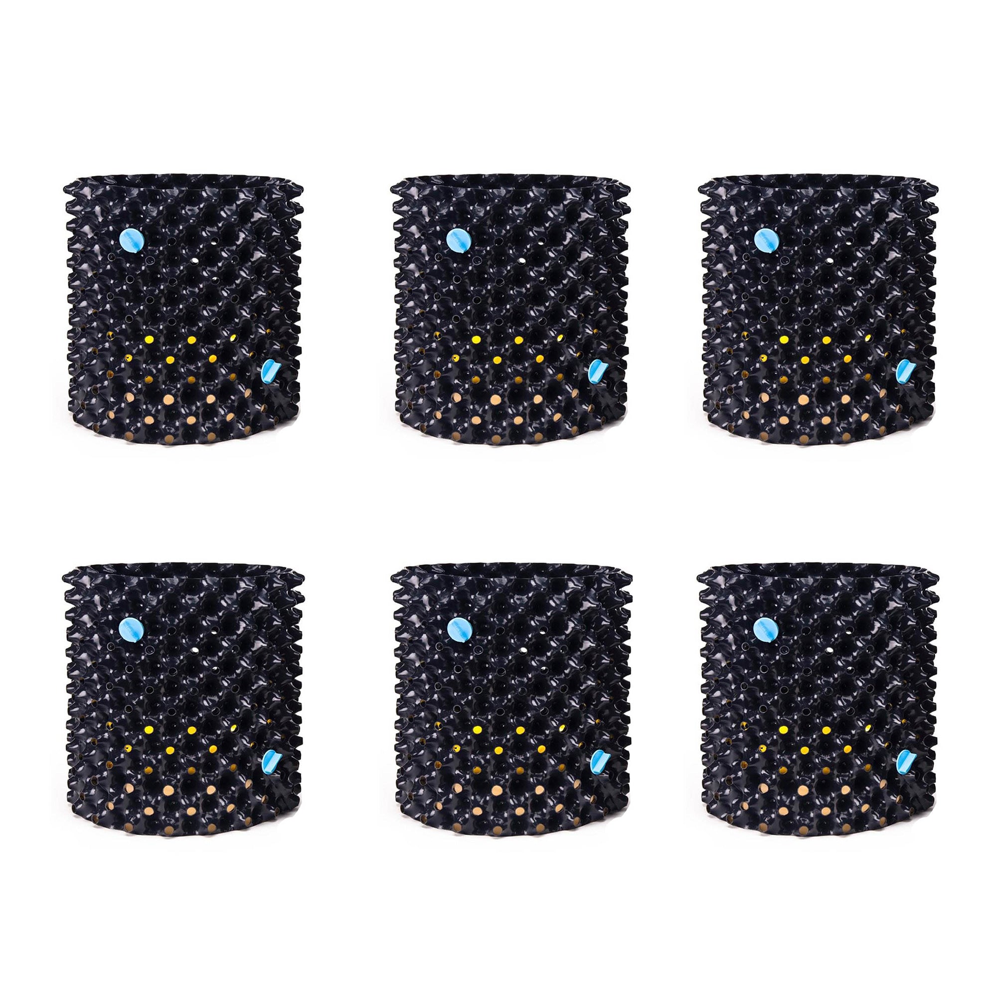 Superoots Air-Pot THAP3 2.2 Gallon Propagation Pot Planter Containers, (6 Pack)
