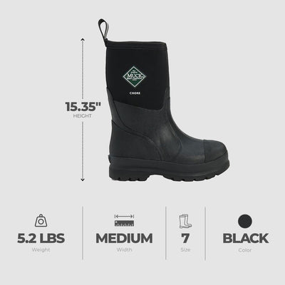 Original Muck Boot Men's Size 7 Waterproof Neoprene Mid Chore Boots(Open Box) - VMInnovations