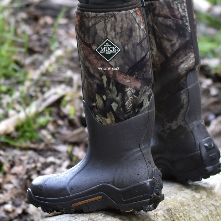 The Original Muck Boot Company Men's Size 8 Mossy Oak Woody Max Boots (Open Box)