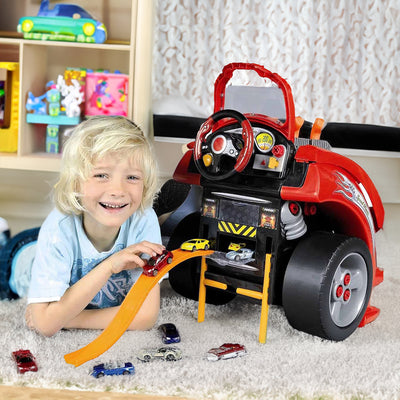 Theo Klein Interactive Toy Car and Engine Service Station Play Set (Open Box) - VMInnovations