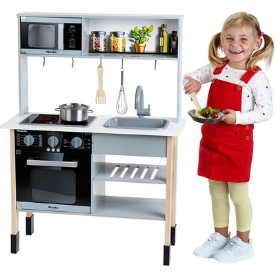 Theo Klein Kitchen Children's Wooden Mini Food Prep Pretend Play Set (Open Box) - VMInnovations