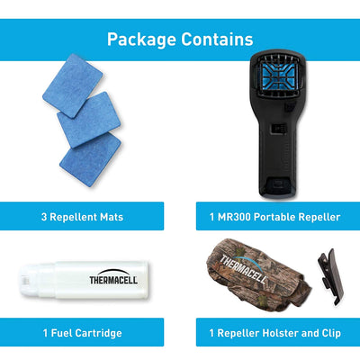 Thermacell MR300F Cordless Portable Mosquito Insect Bug Repellent with Holster
