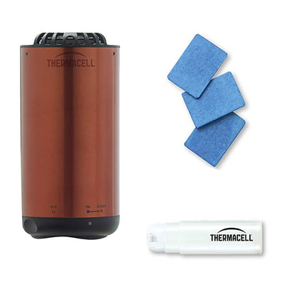 Thermacell Patio Shield Portable No Spray Bug Mosquito Repellent, Metal Edition