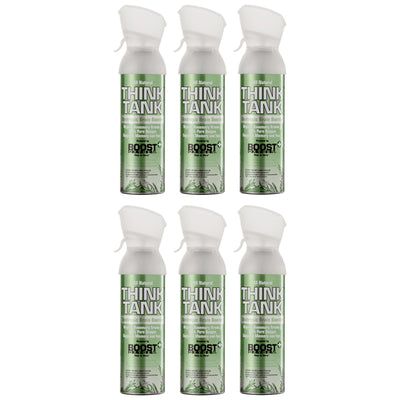 Boost Oxygen Think Tank All Natural Rosemary Aroma Inhalable Nootropic (6 Pack)