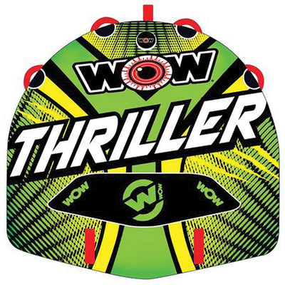 WOW Watersports Thriller Inflatable 1-Person Water Boating Deck Tube (Open Box)