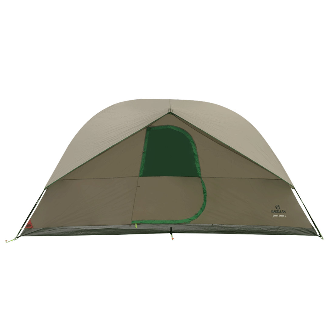 Magellan Shade Creek Waterproof 8 Person Outdoor Camping Tent, Green (Open Box) - VMInnovations