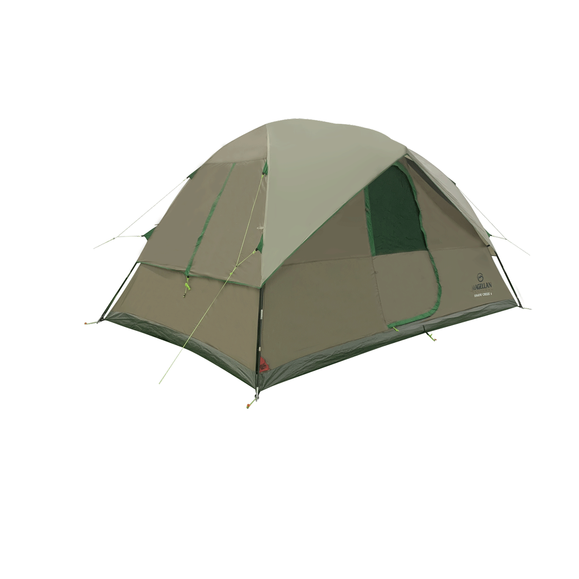 Magellan Shade Creek Waterproof 8 Person Outdoor Camping Tent, Green (Open Box) - VMInnovations