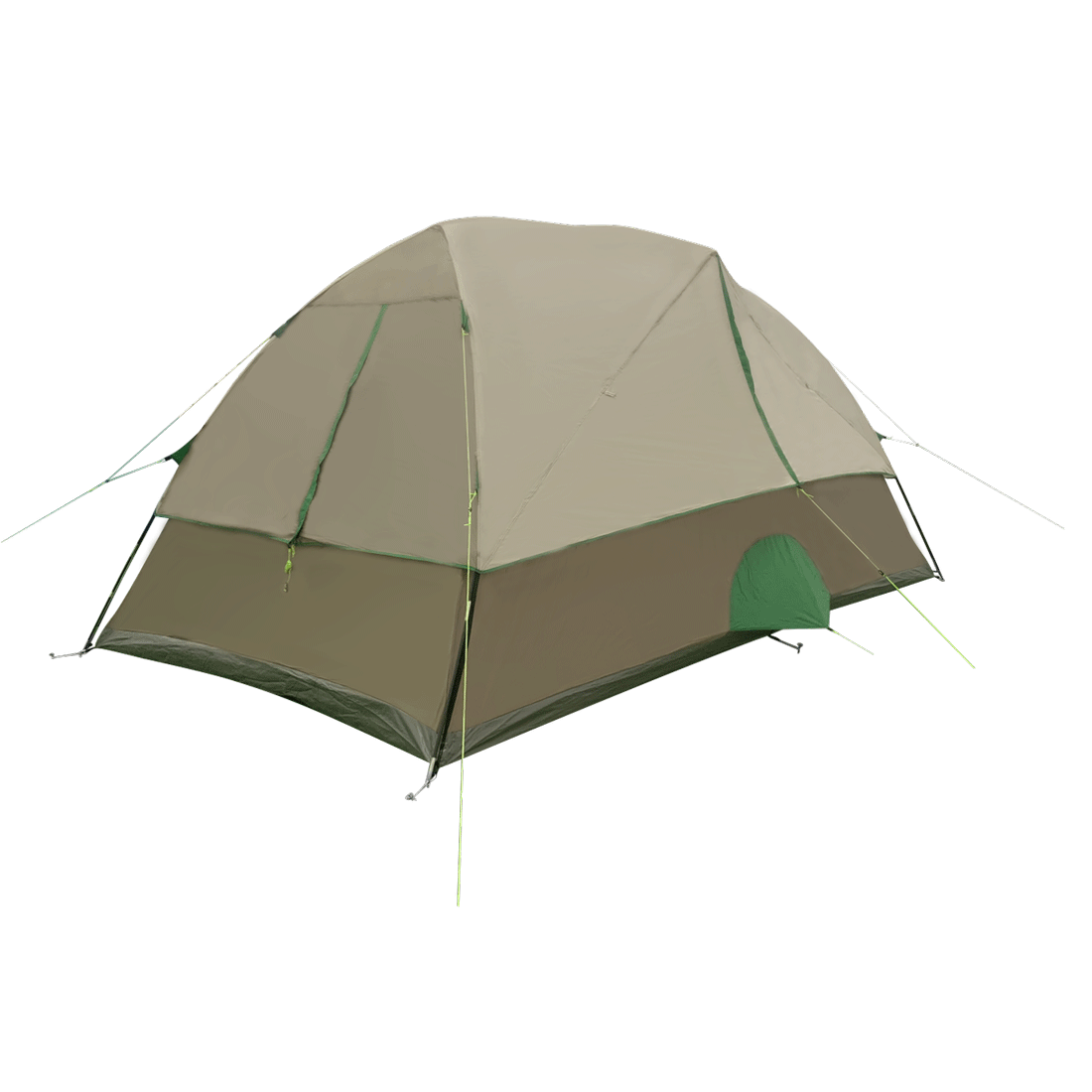 Magellan Shade Creek Waterproof 8 Person Outdoor Camping Tent, Green (Open Box) - VMInnovations