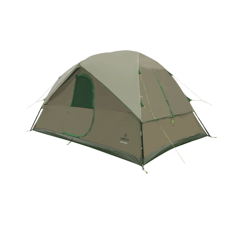 Magellan Shade Creek Waterproof 8 Person Outdoor Camping Tent, Green (Open Box)