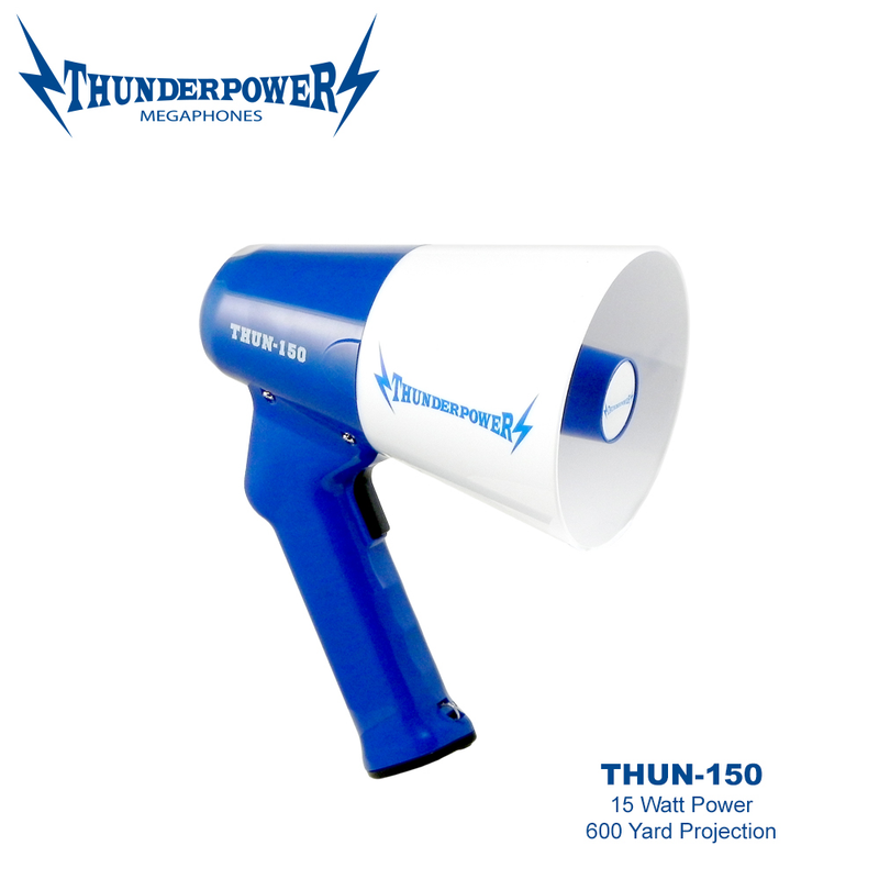 ThunderPower 600 Yard Range Portable PA Bullhorn Megaphone Speaker (Open Box)