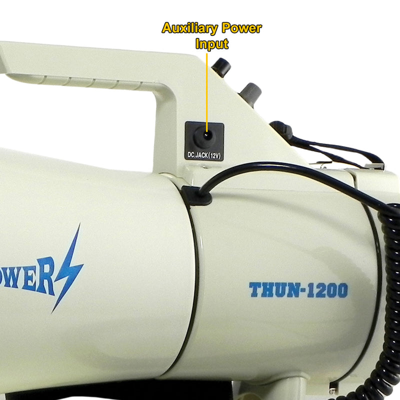 ThunderPower 45W 2000 Yard PA Bullhorn Megaphone Speaker with Siren (For Parts)