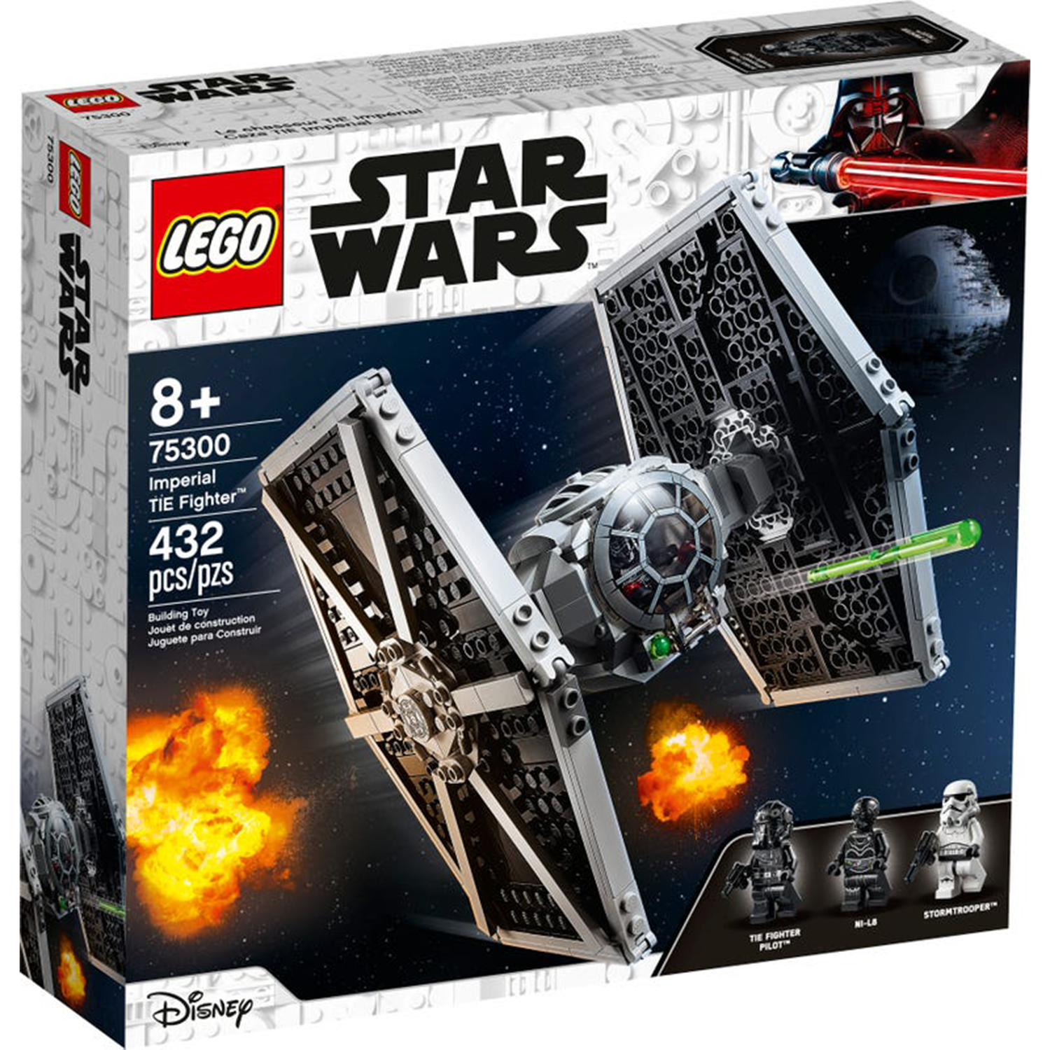 Lego Star Wars Imperial TIE Fighter with Pilot & NI-L8 Droid (432 Pieces)