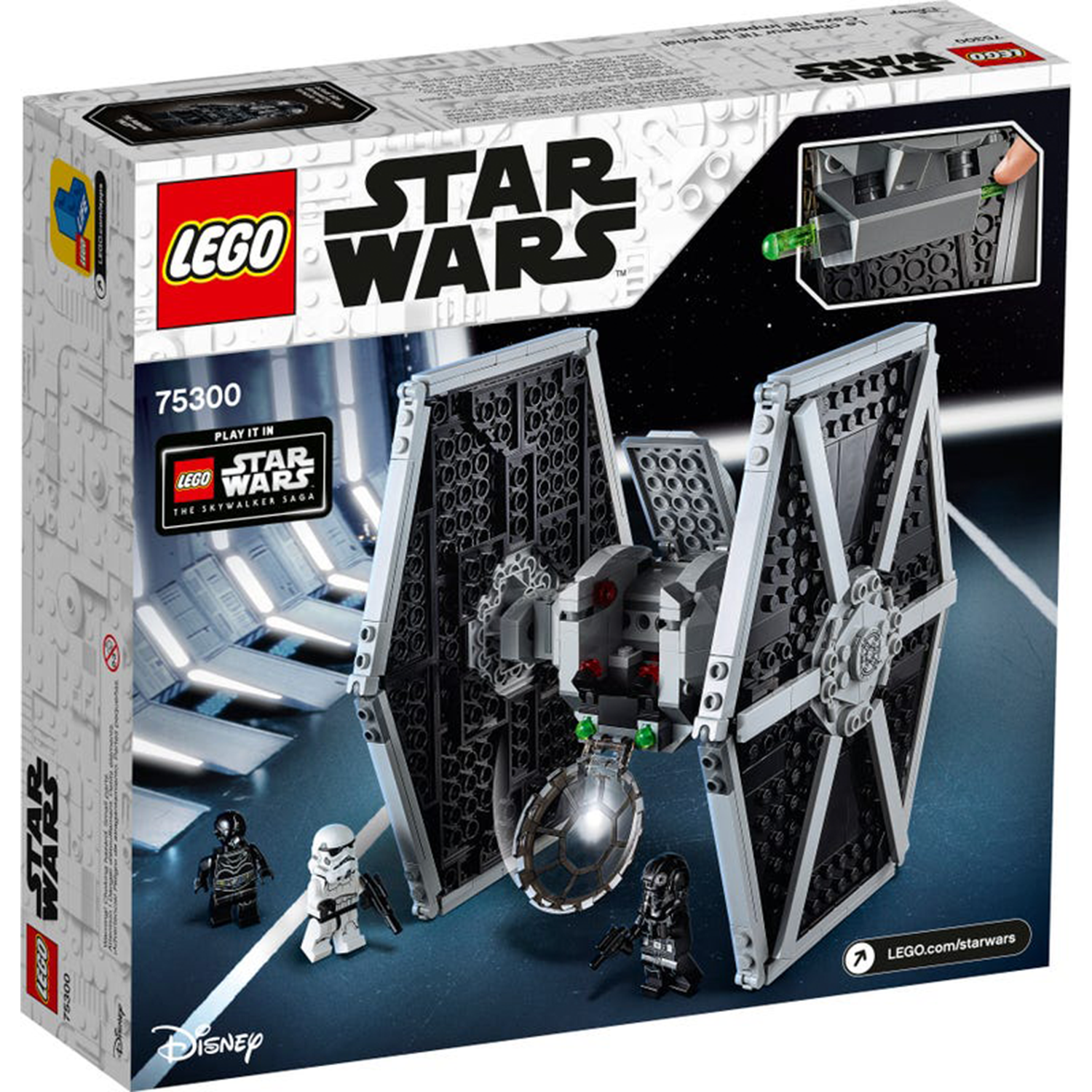 Lego Star Wars Imperial TIE Fighter with Pilot & NI-L8 Droid (432 Pieces)