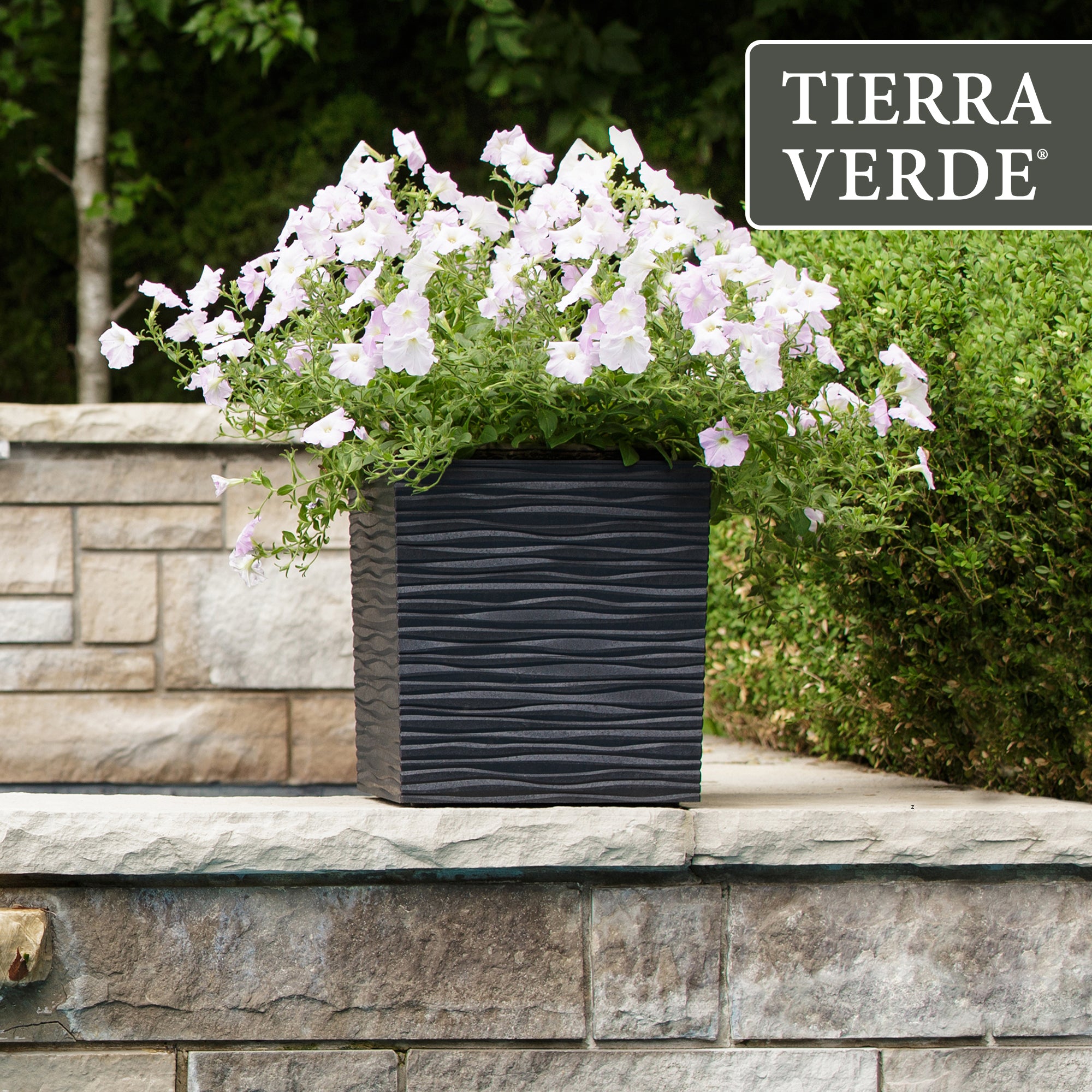 Tierra Verde 14" Citadel Serenity Planter, Self Watering Design (Open Box)