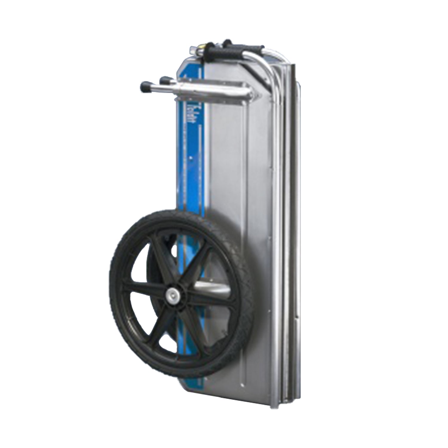 Tipke Manufacturing Company Foldit Aluminum Folding Cart, Blue Stripe (2 Pack) - VMInnovations