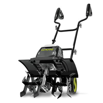 Sun Joe Electric Garden Tiller Cultivator, Steel Tines, 15 Amp, 15.7" (Used)