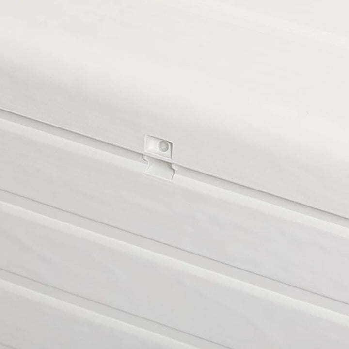 Toomax Foreverspring Deck Patio Garden Storage Box Chest Bench, 70 Gallon White - VMInnovations