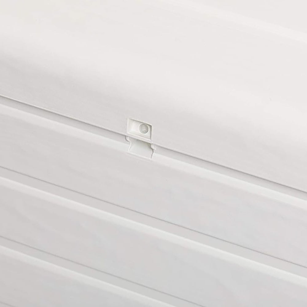 Toomax Deck Storage Box Chest Bench for Outdoor Furniture, White (Open Box)