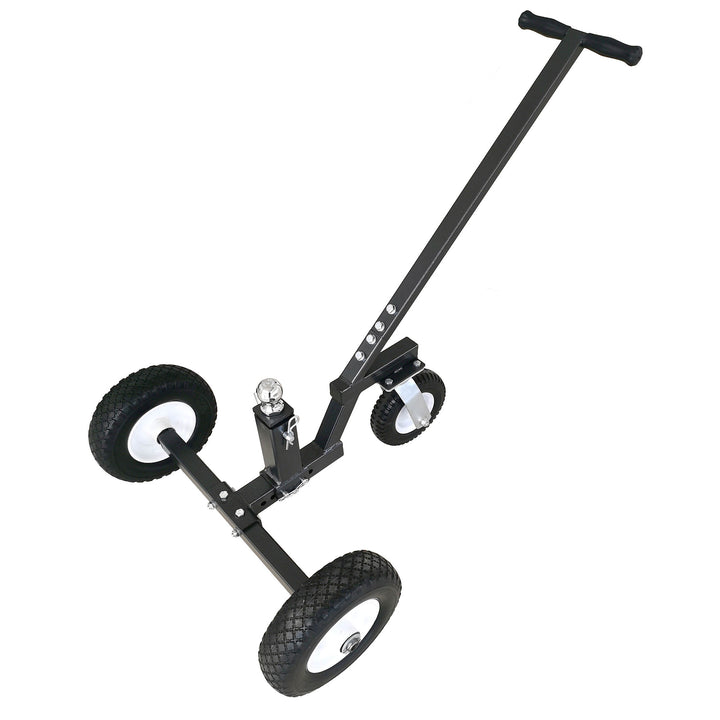Tow Tuff Adjustable Solid Steel 800lb Capacity Trailer Dolly w/Caster (Open Box)