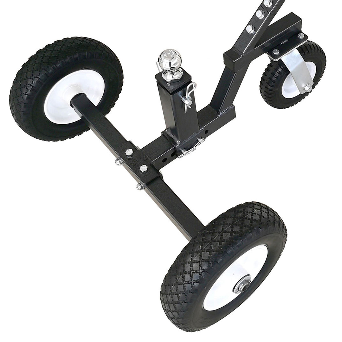 Tow Tuff Adjustable Solid Steel 800 Lb Capacity Trailer Dolly with Caster (Used)